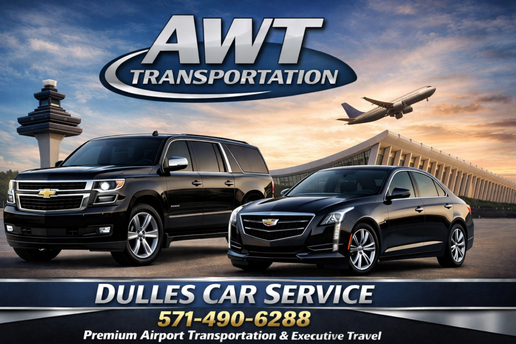 Car service to Dulles airport , from Dulles airport to Baltimore