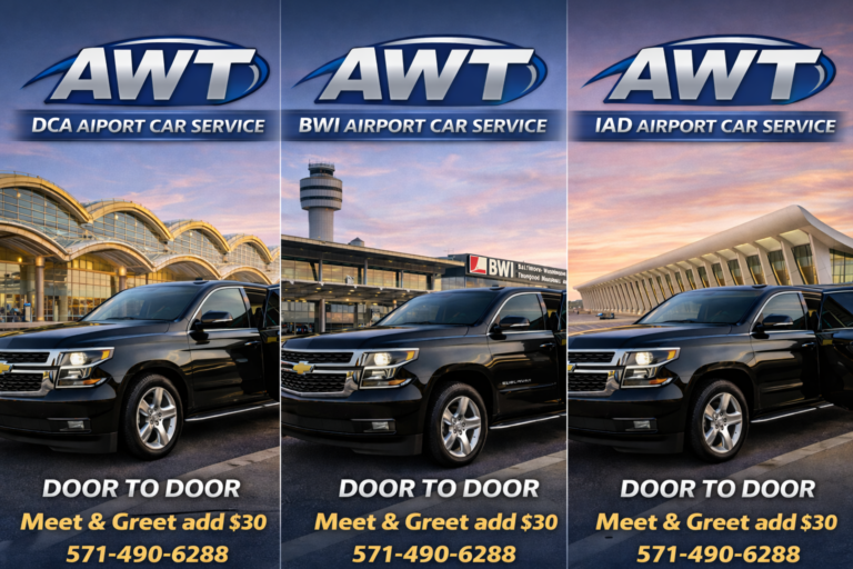 Charles town WV Car SErvice by AWT Transportation | Contact Us