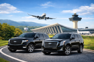 Purcellville VA Airport Car Service. Executive Black Sedans & SUVs Hourly Rates